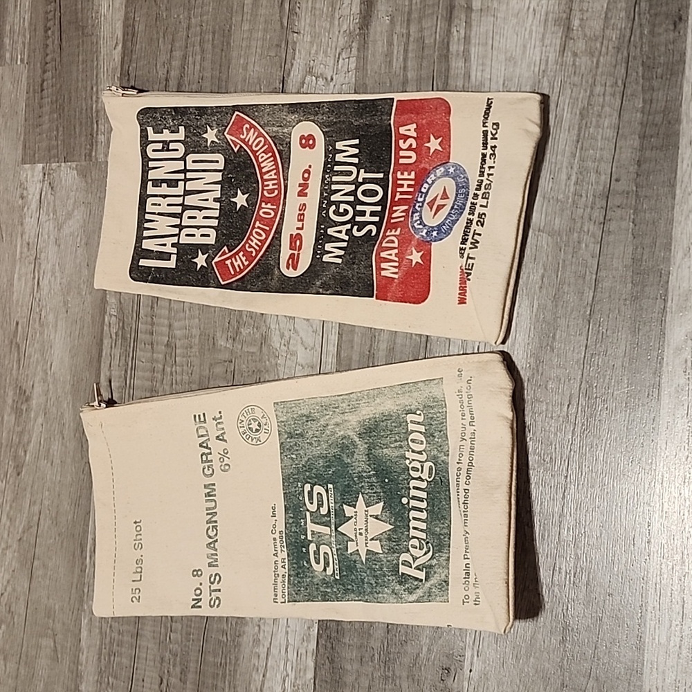 Vintage shot bags-zip pouch